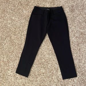 The Limited black ankle-length trousers; Size 0P